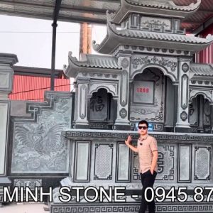 Lăng Mộ Đá Xanh Rêu & Lăng Mộ Bằng Đá Xanh Rêu tại Bình Minh Stone 16